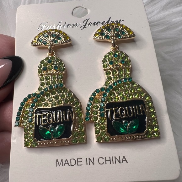 Tequila Bottle Earrings - Picture 3 of 5
